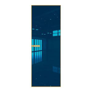 1 AGN стекло Зеркало Blue профиль Золото короб без наличника