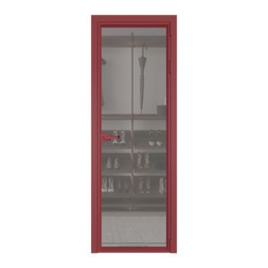 1 AV Комфорт серый профиль Красный антрацит