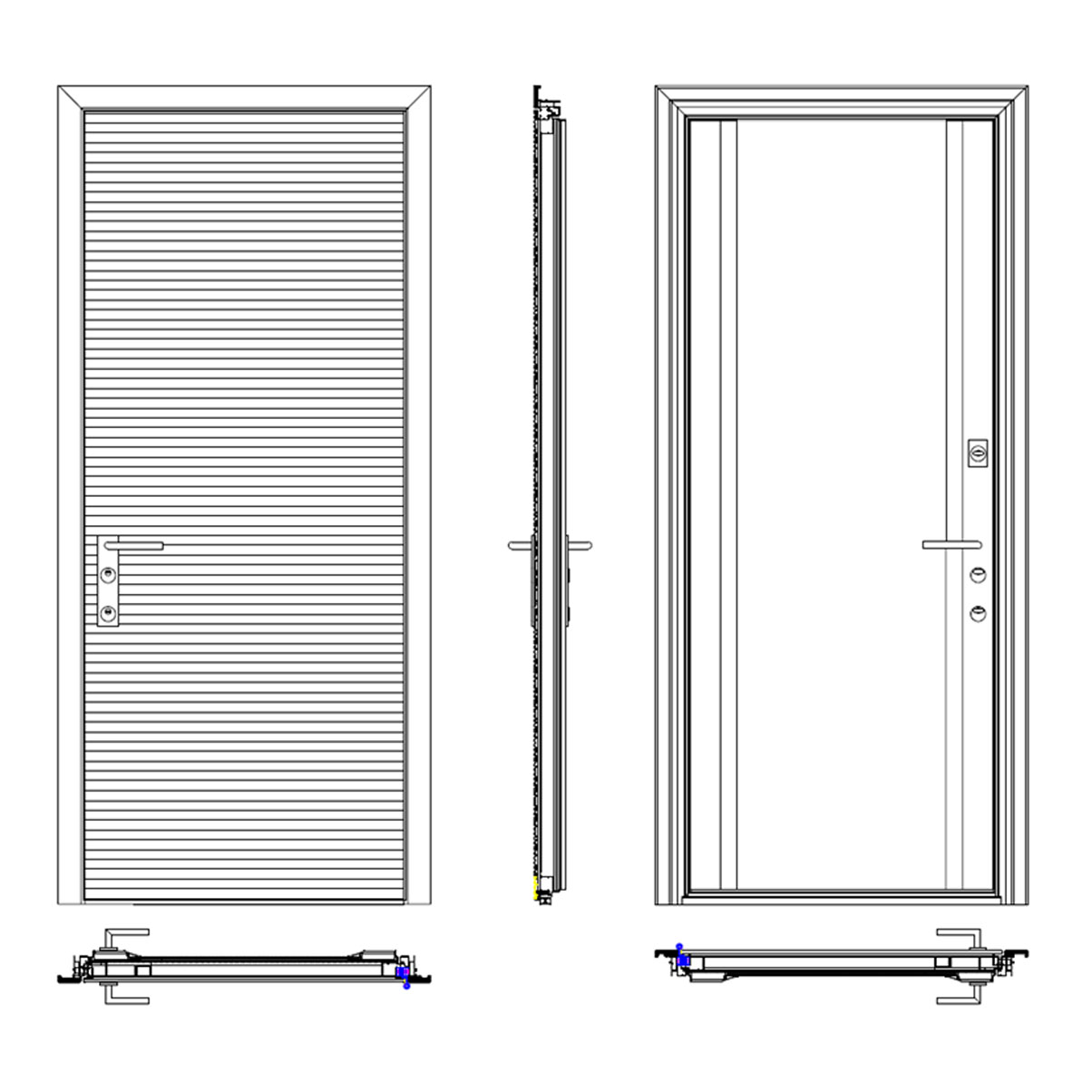 Входная дверь 1 F - схема