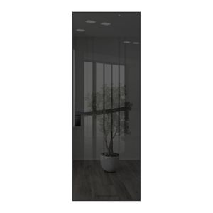1M Зеркало Grey алюминиевая кромка Черный матовый