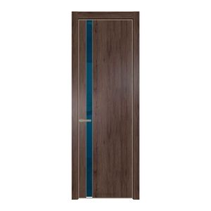18NA Дуб Тобакко профиль Никель матовый вставка Зеркало Blue