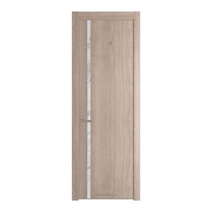 21NA Дуб Сонома профиль Никель матовый вставка Нефи белый узор серебро