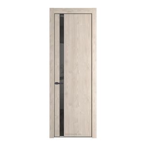 18 NE Каштан светлый с кромкой Серая Ночь с стекляной вставкой зеркало grey