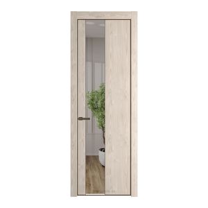 19 NE Каштан светлый с кромкой Деорэ с стекляной вставкой зеркало