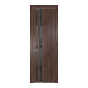 20 NE Дуб Тобакко с кромкой Шампань с стекляной вставкой зеркало grey
