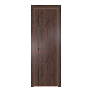21 NE Дуб Тобакко с кромкой Красный антрацит с стекляной вставкой зеркало grey