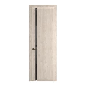 21 NE Каштан светлый с кромкой Деорэ с стекляной вставкой зеркало grey