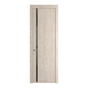 21 NE Каштан светлый с кромкой Никель с стекляной вставкой зеркало grey
