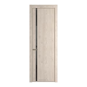 21 NE Каштан светлый с кромкой Шампань с стекляной вставкой зеркало grey