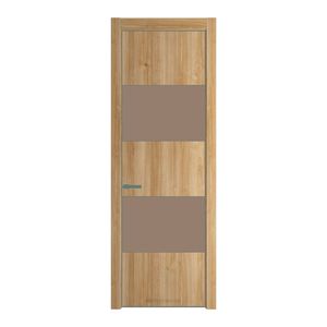 22 NE Дуб Карамель с кромкой Зеленый воск с стекляной вставкой монохром капучино