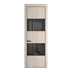 22 NE Каштан светлый с кромкой Черный с стекляной вставкой зеркало grey