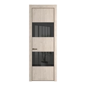 22 NE Каштан светлый с кромкой Деорэ с стекляной вставкой зеркало grey