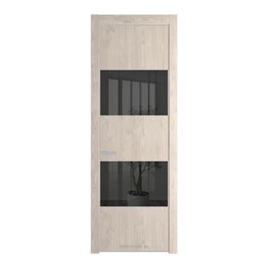 22 NE Каштан светлый с кромкой Матовая с стекляной вставкой зеркало grey