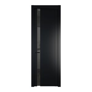 1.2P Блэк Зеркало Grey молдинг Черный матовый
