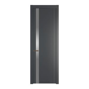 1.2P Графит Lacobel Серебряный лак молдинг Деорэ