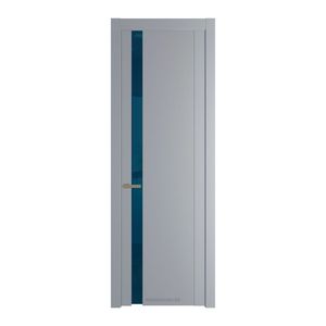 1.2P Смоки Зеркало Blue молдинг Шампань