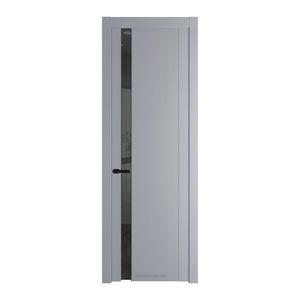 1.2P Смоки Зеркало Grey молдинг Черный матовый