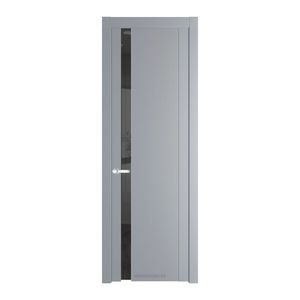 1.2P Смоки Зеркало Grey молдинг Серебро