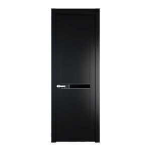1.4P Блэк Lacobel Черный лак молдинг Серебро