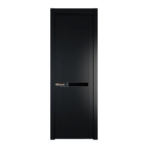 1.4P Блэк Lacobel Черный лак молдинг Шампань