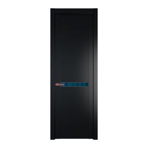 1.4P Блэк Зеркало Blue молдинг Красный антрацит