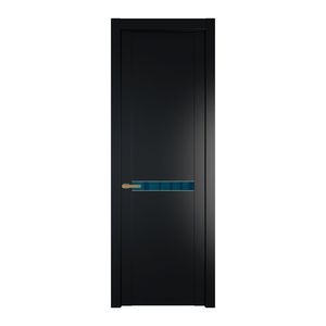 1.4P Блэк Зеркало Blue молдинг Золото