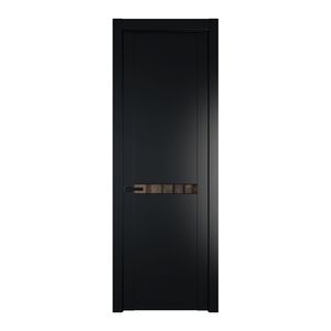 1.4P Блэк Зеркало Bronza молдинг Черный матовый