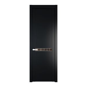 1.4P Блэк Зеркало Bronza молдинг Вайт