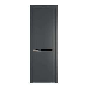 1.4P Графит Lacobel Черный лак молдинг Никель матовый