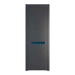 1.4P Графит Зеркало Blue молдинг Деорэ