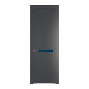 1.4P Графит Зеркало Blue молдинг Красный антрацит