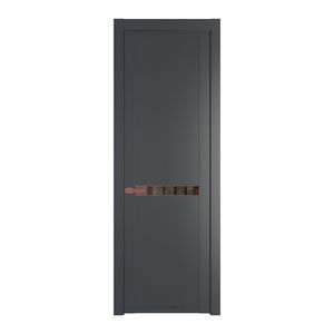 1.4P Графит Зеркало Bronza молдинг Красный антрацит