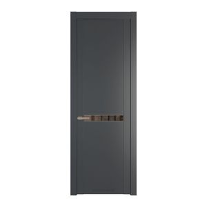 1.4P Графит Зеркало Bronza молдинг Никель матовый