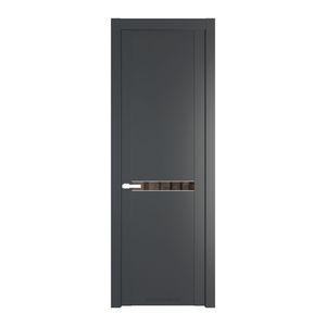 1.4P Графит Зеркало Bronza молдинг Вайт