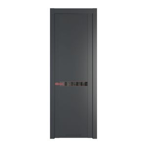 1.4P Графит Зеркало Grey молдинг Красный антрацит