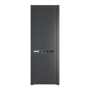 1.4P Графит Зеркало Grey молдинг Серебро