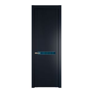 1.4P Нэви Блу Зеркало Blue молдинг Никель матовый