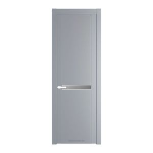 1.4P Смоки Lacobel Серебряный лак молдинг Вайт