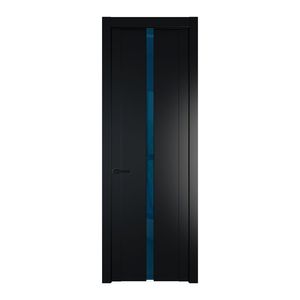 1.8P Блэк Зеркало Blue молдинг Черный матовый