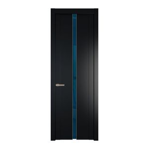 1.8P Блэк Зеркало Blue молдинг Никель матовый