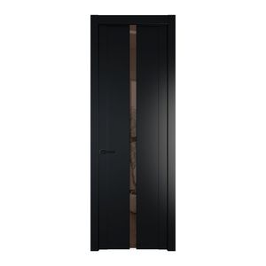 1.8P Блэк Зеркало Bronza молдинг Черный матовый
