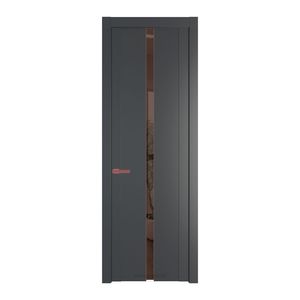 1.8P Графит Зеркало Bronza молдинг Красный антрацит