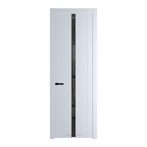 1.8P Вайт Зеркало Grey молдинг Черный матовый