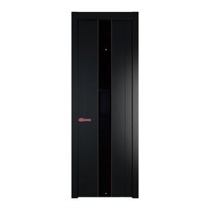 1.9P Блэк Lacobel Черный лак молдинг Красный антрацит