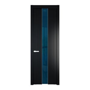 1.9P Блэк Зеркало Blue молдинг Вайт