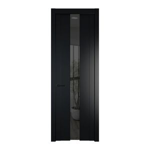1.9P Блэк Зеркало Grey молдинг Черный матовый
