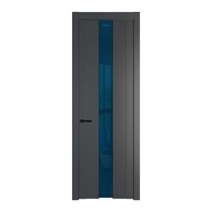 1.9P Графит Зеркало Blue молдинг Черный матовый