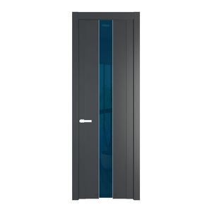 1.9P Графит Зеркало Blue молдинг Вайт