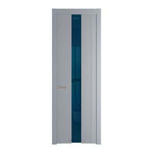 1.9P Смоки Зеркало Blue молдинг Никель матовый