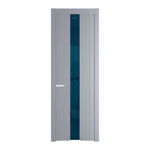 1.9P Смоки Зеркало Blue молдинг Серебро